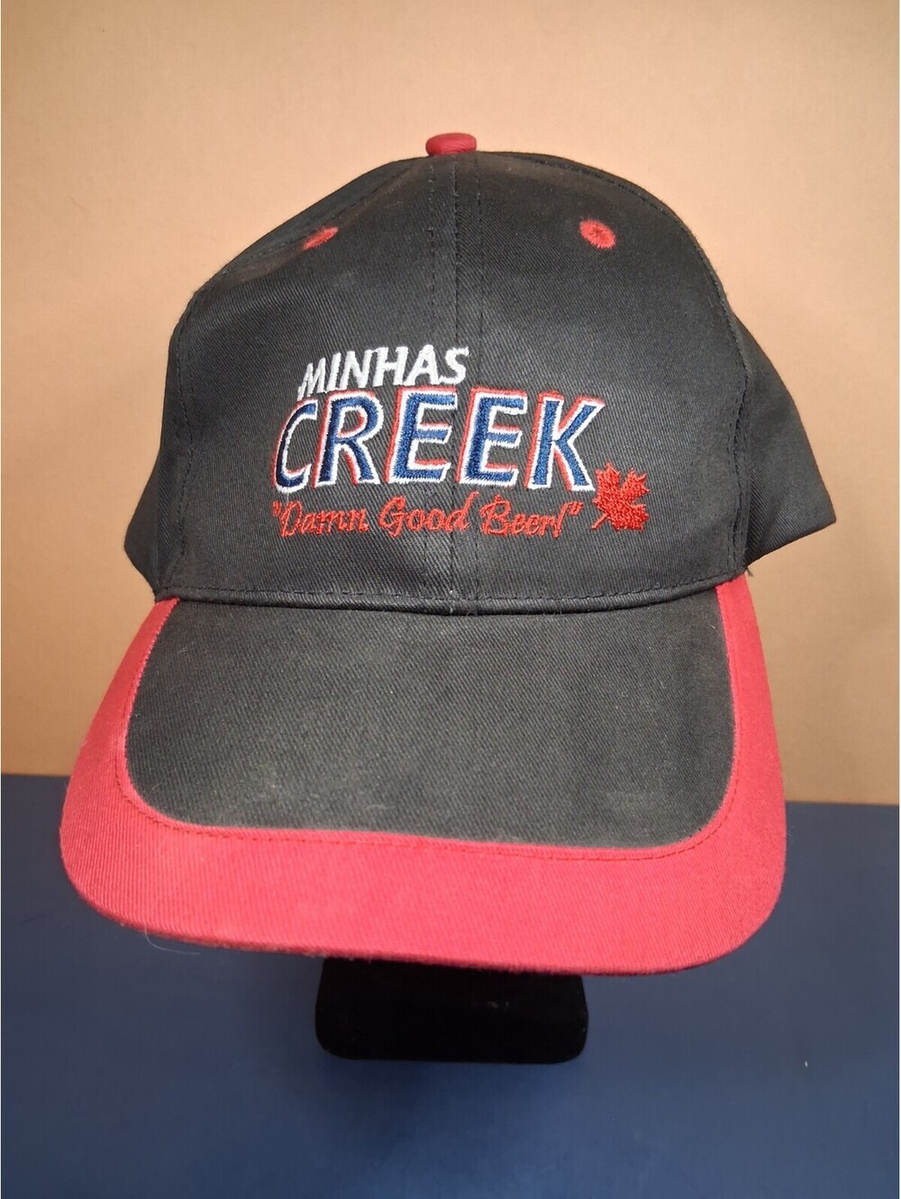 Mountain Crest Beer - Minhas Brewery - Black Red (H1371) Adjustable Ball Cap Hat